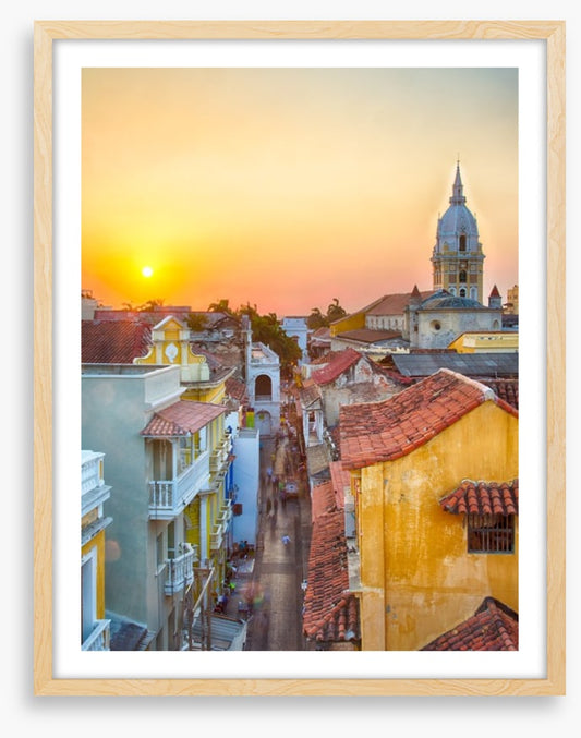 Sunset over Cartagena