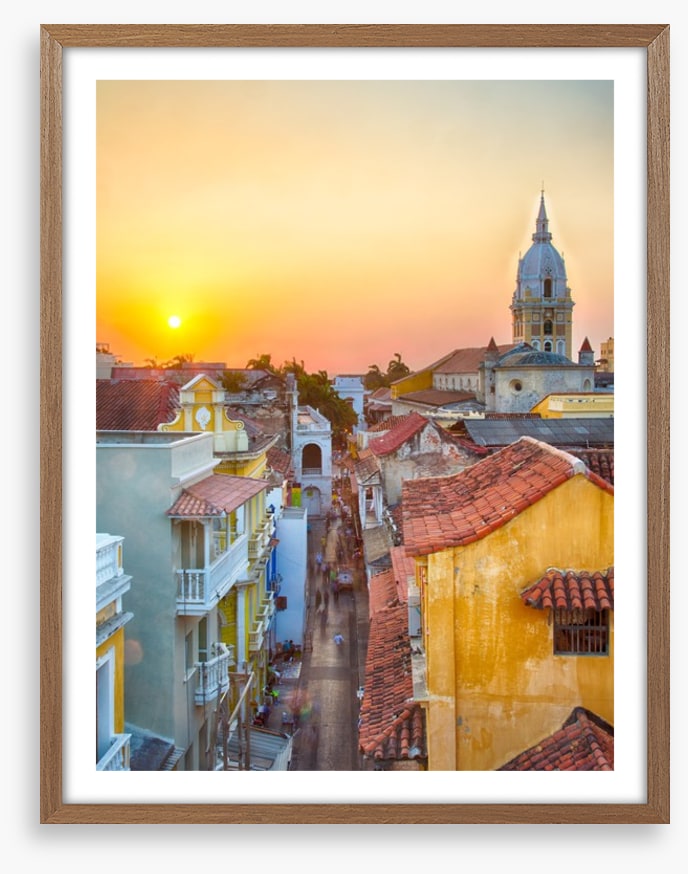 Sunset over Cartagena