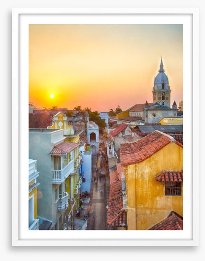 Sunset over Cartagena