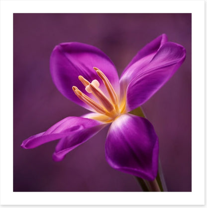 Blooming tulip