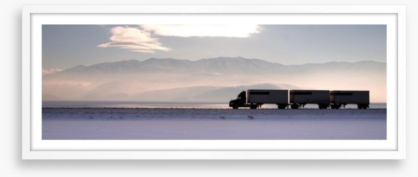 Across the salt flats