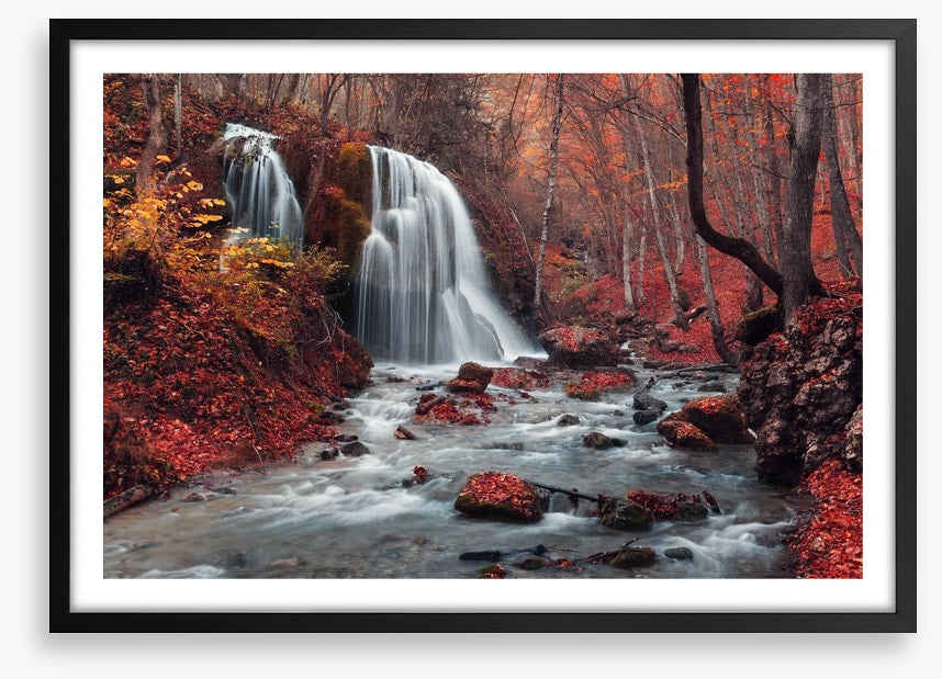 Vibrant autumn falls