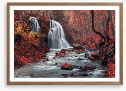 Vibrant autumn falls