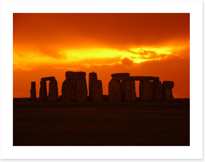 Stonehenge silhouettes