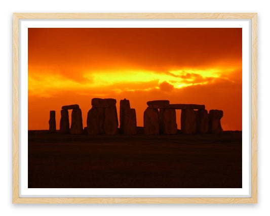 Stonehenge silhouettes