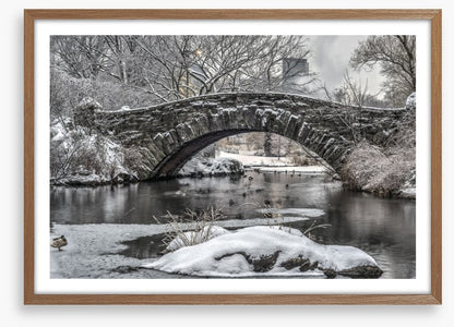 Gapstow Bridge in winter