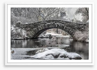 Gapstow Bridge in winter