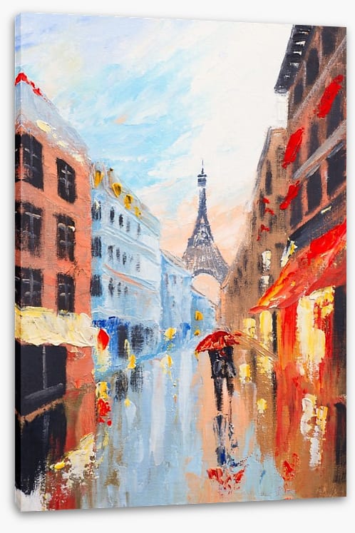Paris in the rain