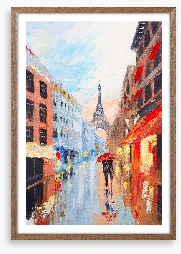 Paris in the rain