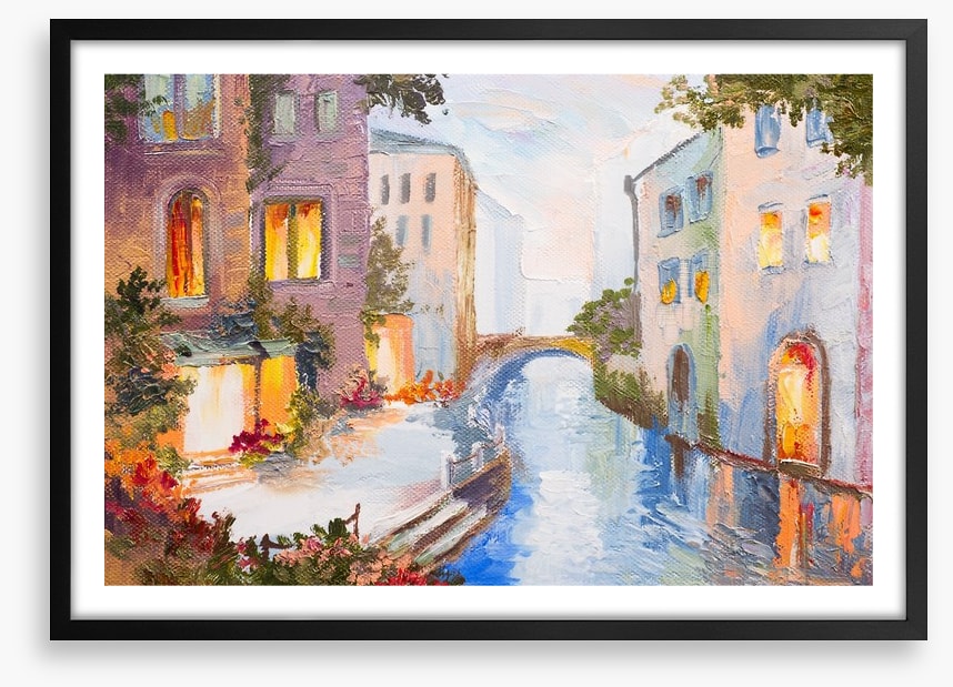 Evening on the Venice canal