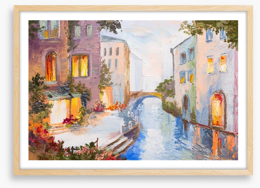 Evening on the Venice canal