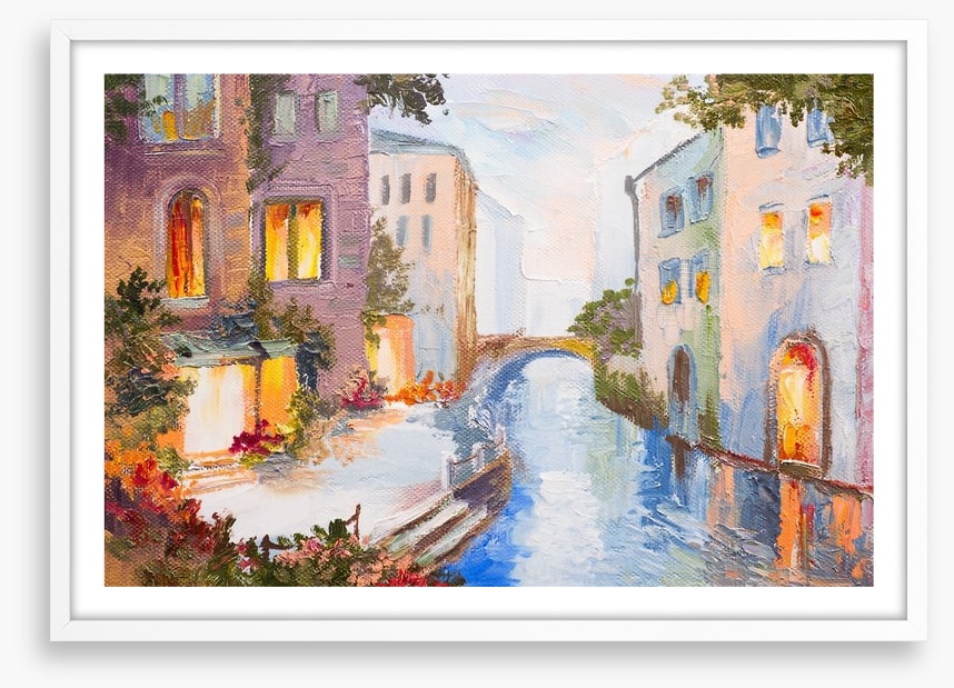 Evening on the Venice canal