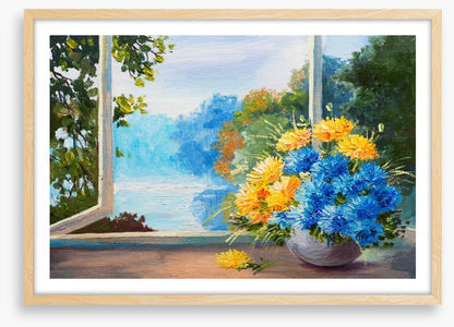 Bouquet by the window