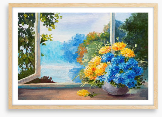 Bouquet by the window