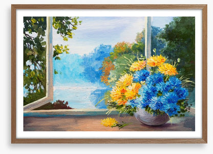 Bouquet by the window