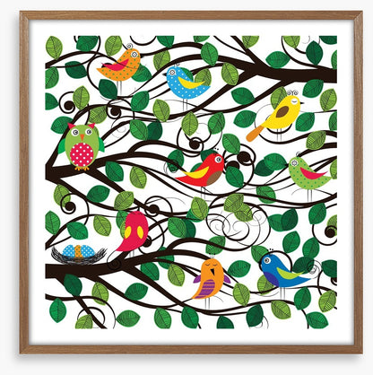 In the swirling branches