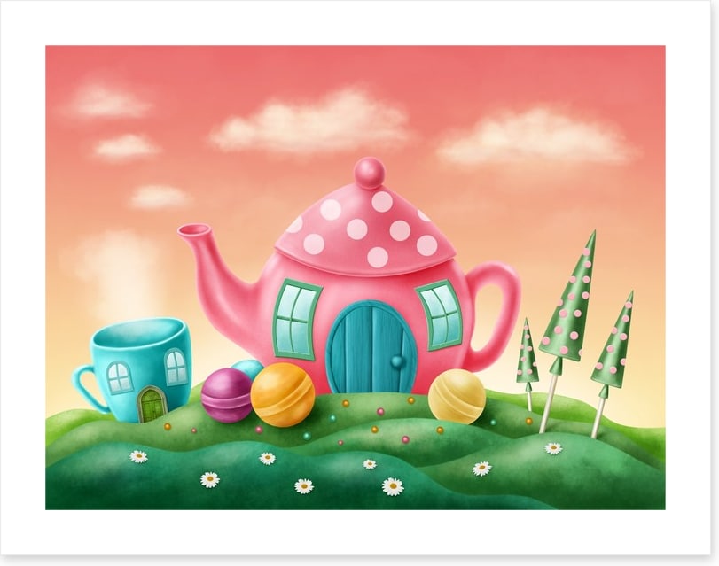 Candyland teapot
