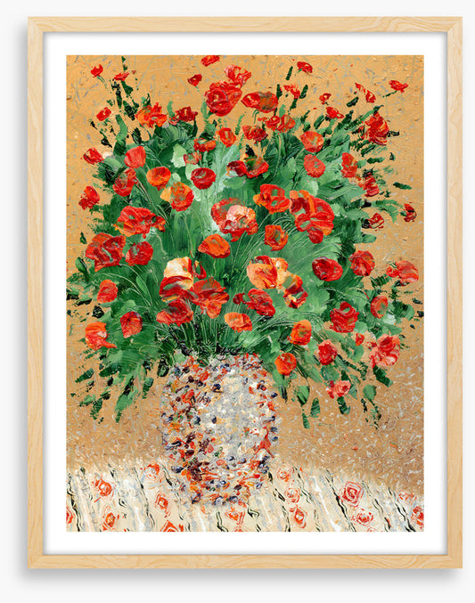 Scarlet carnations