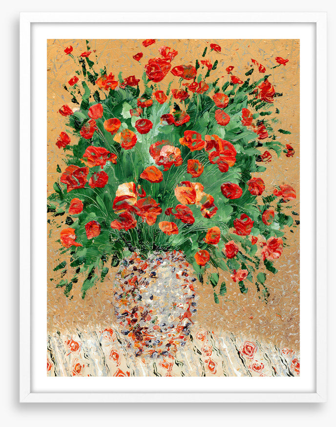 Scarlet carnations