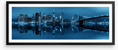 Downtown blues panorama