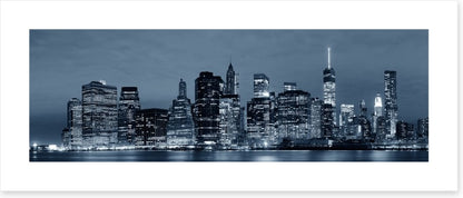 Manhattan lights panorama