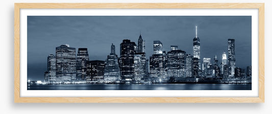 Manhattan lights panorama