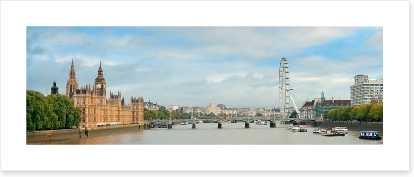 Thames river panorama