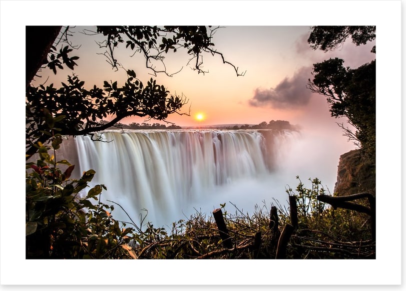 Victoria Falls sunset