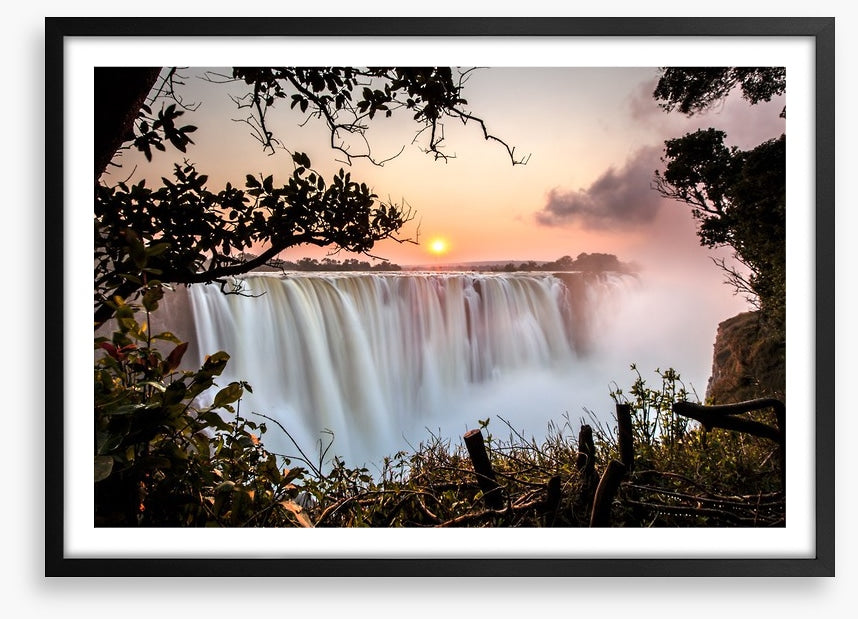 Victoria Falls sunset