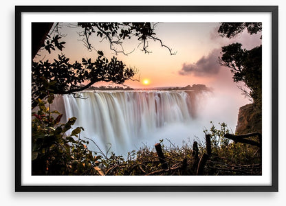 Victoria Falls sunset