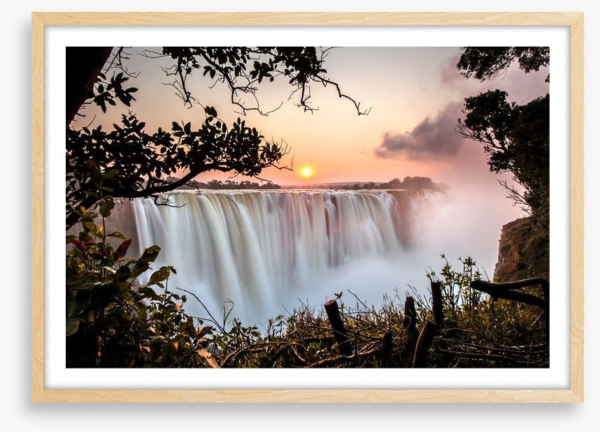 Victoria Falls sunset