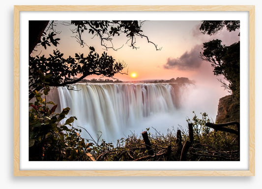 Victoria Falls sunset