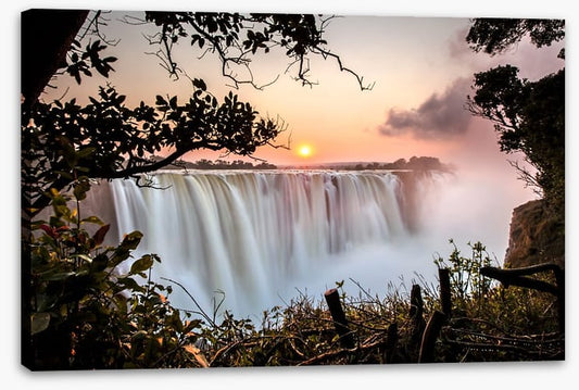 Victoria Falls sunset