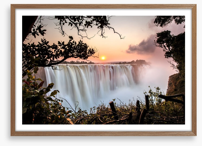 Victoria Falls sunset