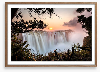 Victoria Falls sunset