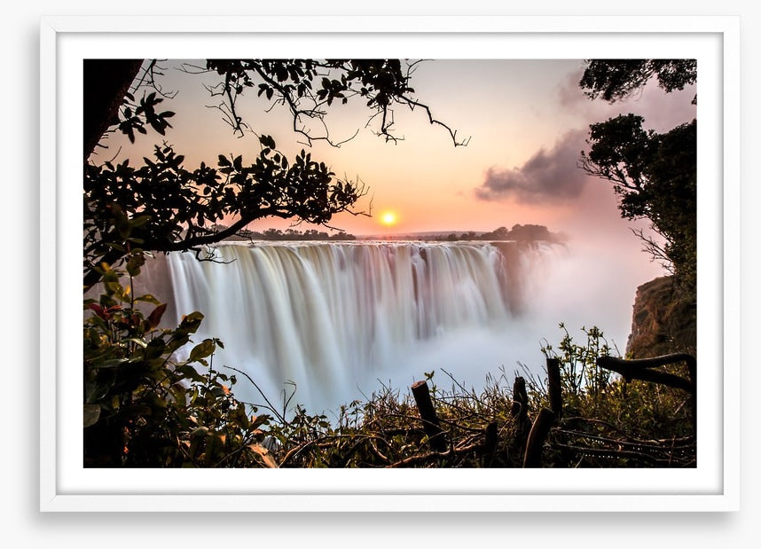 Victoria Falls sunset