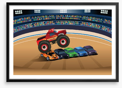 Monster truck jump