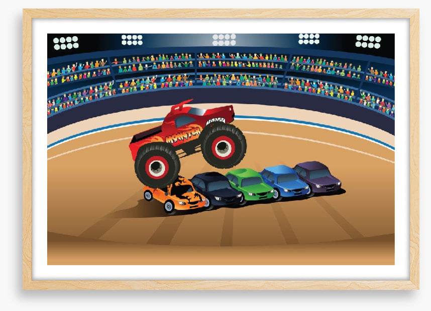 Monster truck jump