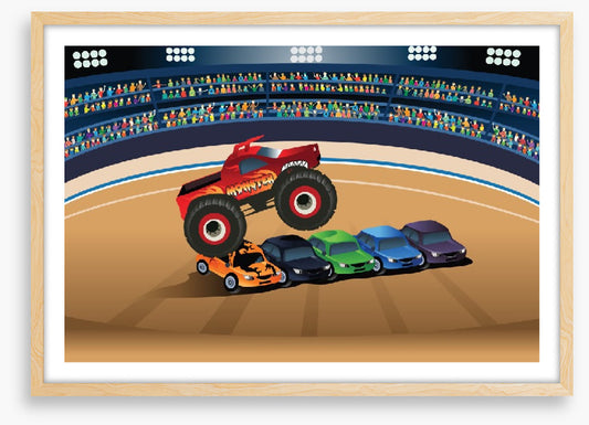 Monster truck jump