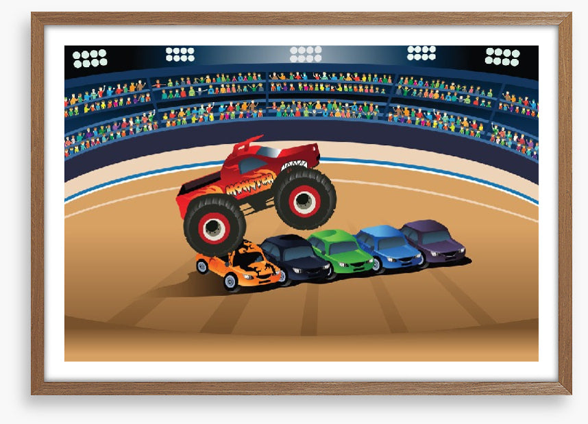 Monster truck jump