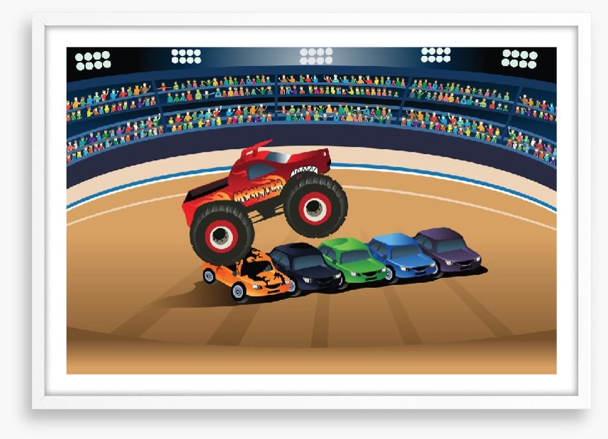Monster truck jump