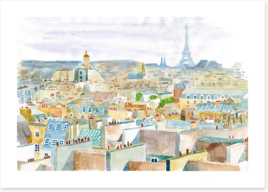 City of Paris watercolour