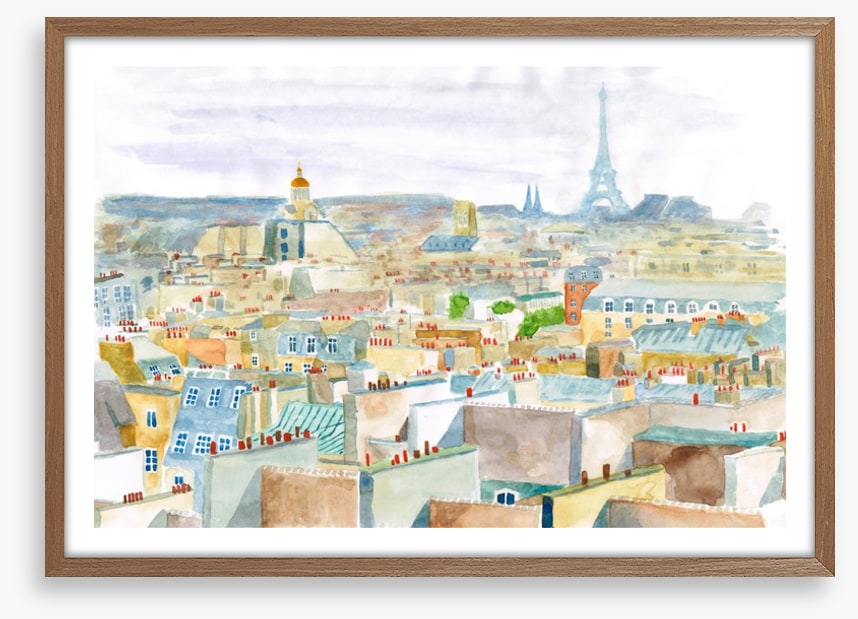 City of Paris watercolour