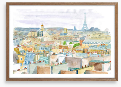 City of Paris watercolour
