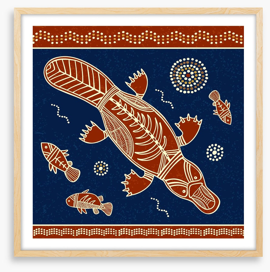 Platypus and fish
