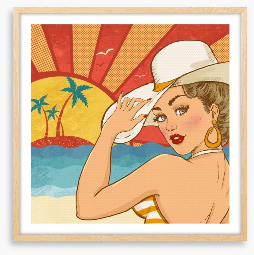 Girl on the beach