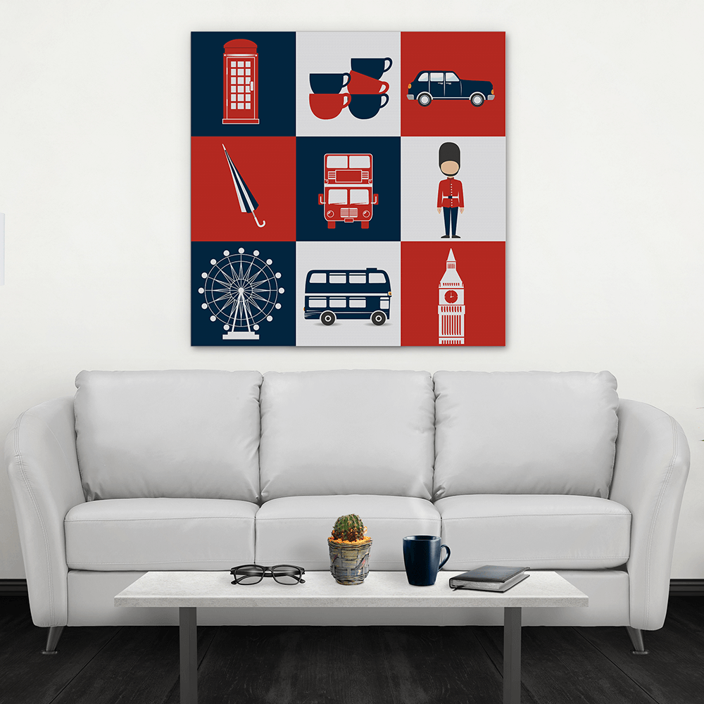 Iconic London pop art