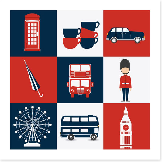 Iconic London pop art