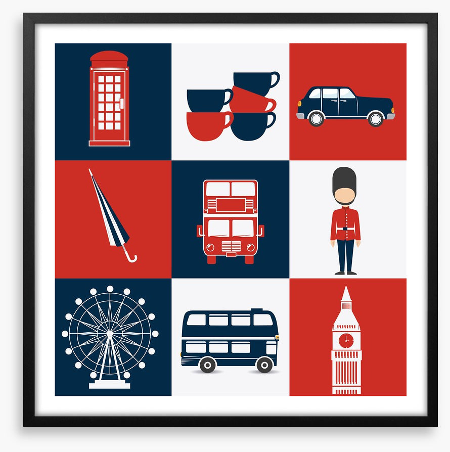 Iconic London pop art