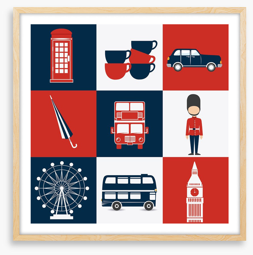 Iconic London pop art